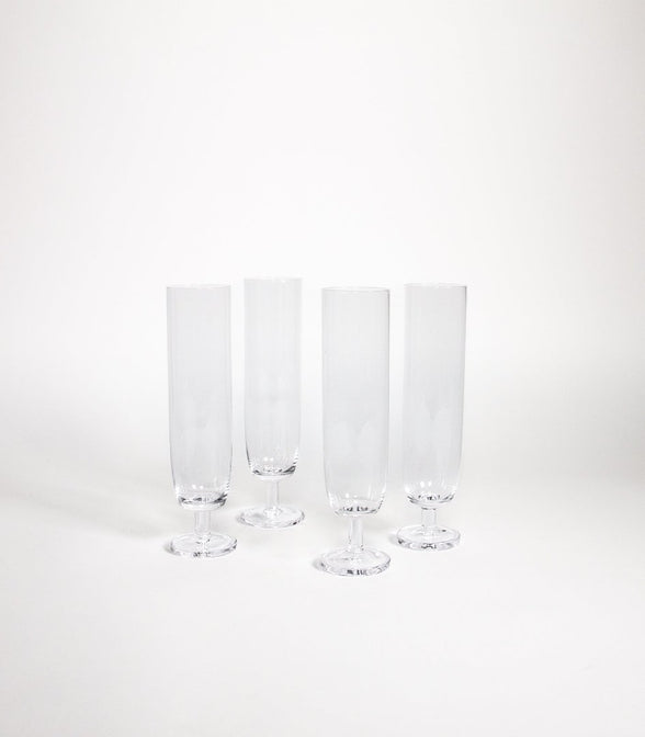 COPA CHAMPAGNE FLAUTA VIDRIO SOPLADO