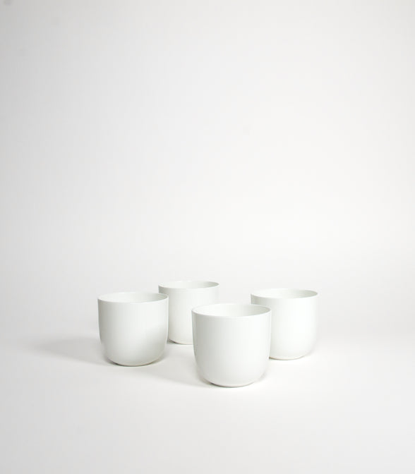 TAZA CAFÉ SIN ASA PORCELANA BRILLO