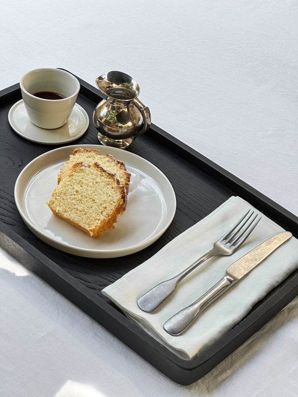 BANDEJA RECTANGULAR MADERA CARBONIZADA L