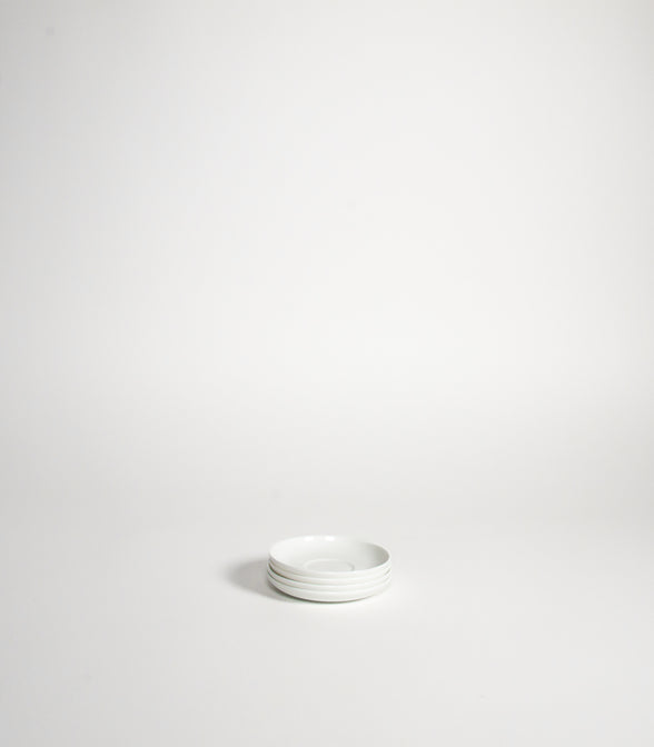 PLATO PARA TAZA ESPRESSO PORCELANA BRILLO