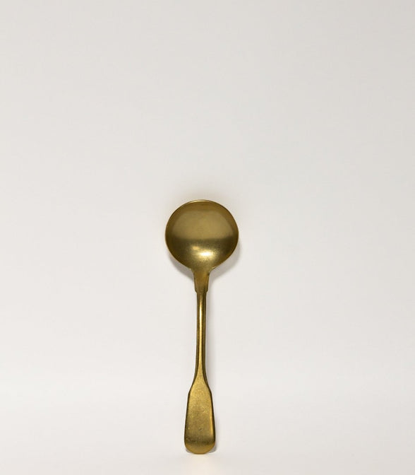 CUCHARA SALSA ACABADO LAVADO DORADO MATE