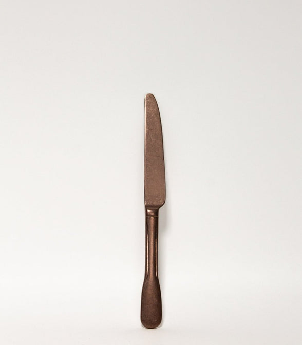 CUCHILLO MESA ACABADO LAVADO BRONCE MATE