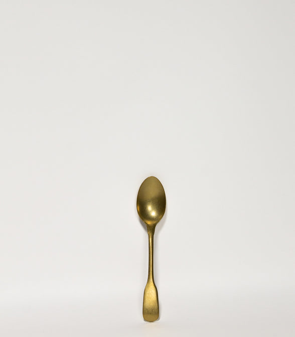 4 COFFEE SPOONS IN GOLD STONEWASHED FINISH