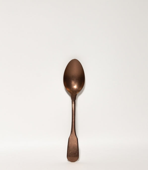 4 TABLE SPOONS IN BRONZE STONEWASHED FINISH